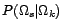 $P(\Omega_s\vert\Omega_k)$